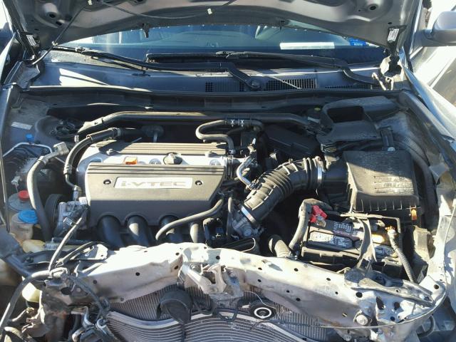 1HGCS12878A015487 - 2008 HONDA ACCORD EXL GRAY photo 7