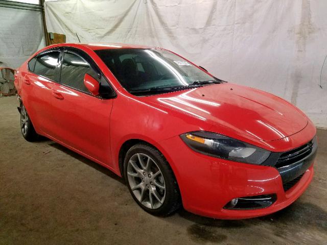 1C3CDFBB4FD243240 - 2015 DODGE DART SXT ORANGE photo 1