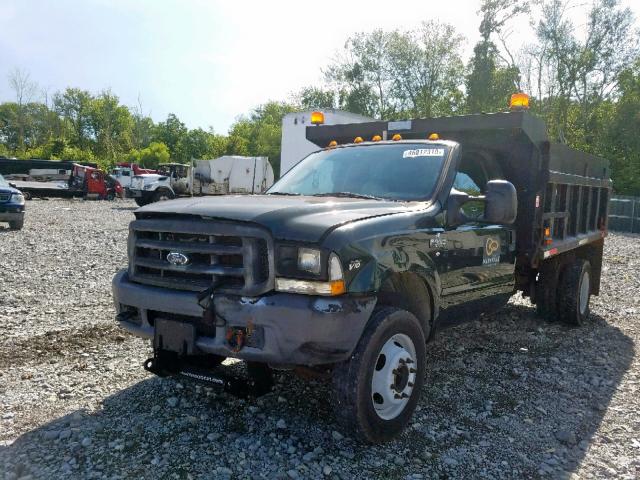 1FDAF56S53EA86093 - 2003 FORD F550 SUPER GREEN photo 2