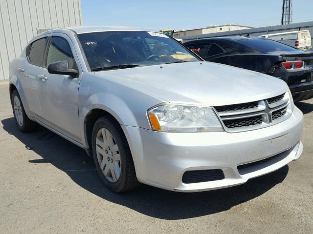 1B3BD4FB1BN517246 - 2011 DODGE AVENGER EX SILVER photo 1