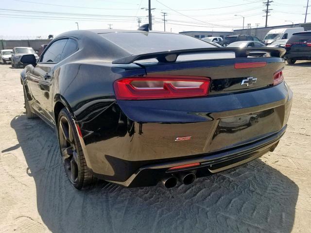 1G1FF1R74J0180656 - 2018 CHEVROLET CAMARO SS BLACK photo 3