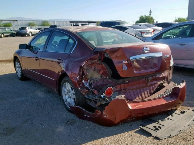 1N4AL2AP8BN476124 - 2011 NISSAN ALTIMA BAS BURGUNDY photo 3