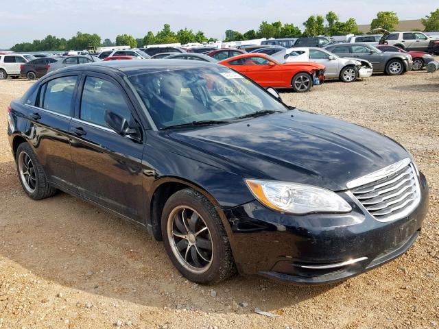 1C3CCBAB1CN169133 - 2012 CHRYSLER 200 LX BLACK photo 1