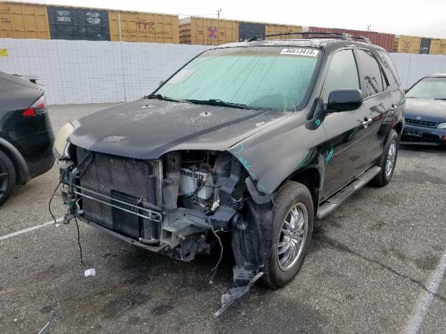 2HNYD18832H547926 - 2002 ACURA MDX TOURIN BLACK photo 2