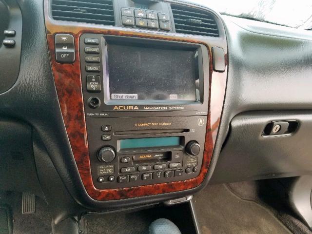 2HNYD18832H547926 - 2002 ACURA MDX TOURIN BLACK photo 9