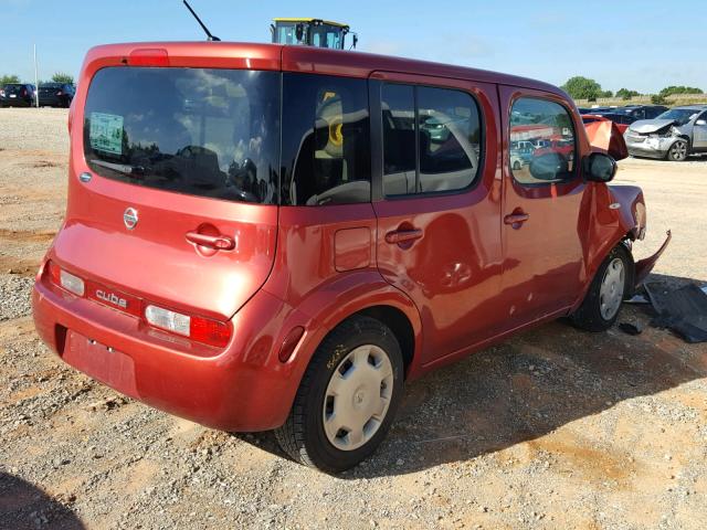 JN8AZ2KR3BT202368 - 2011 NISSAN CUBE BASE RED photo 4