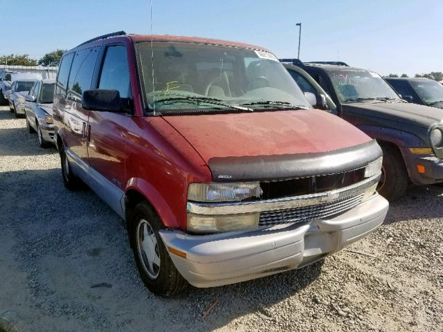 1GNDM19WXVB233602 - 1997 CHEVROLET ASTRO RED photo 1