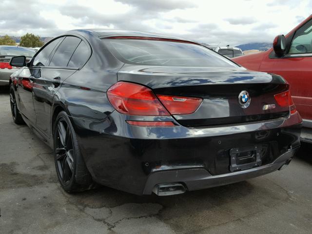 WBA6B2C51ED129790 - 2014 BMW 650I GRAN BLACK photo 3