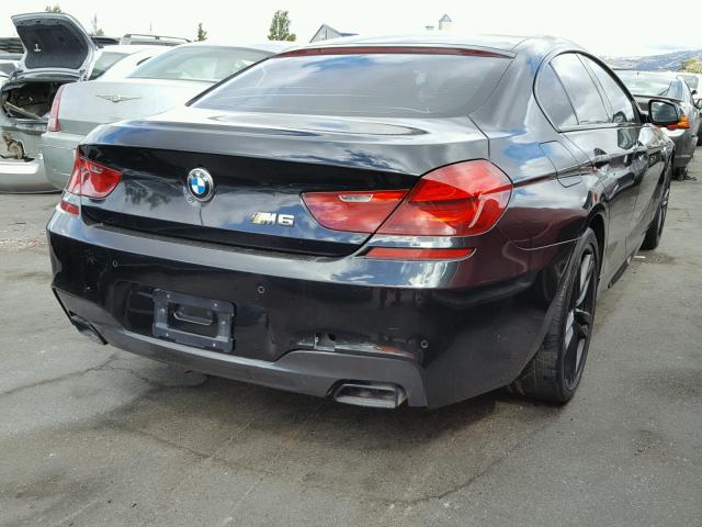 WBA6B2C51ED129790 - 2014 BMW 650I GRAN BLACK photo 4