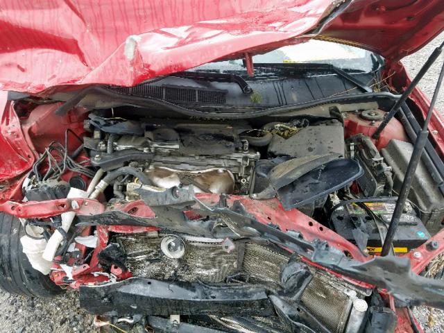 4T1BF1FK2CU623067 - 2012 TOYOTA CAMRY BASE RED photo 7
