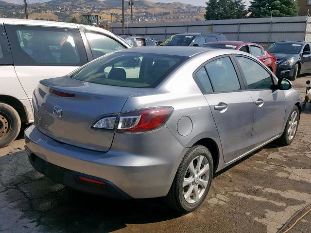 JM1BL1VF4B1472864 - 2011 MAZDA 3 I SILVER photo 4