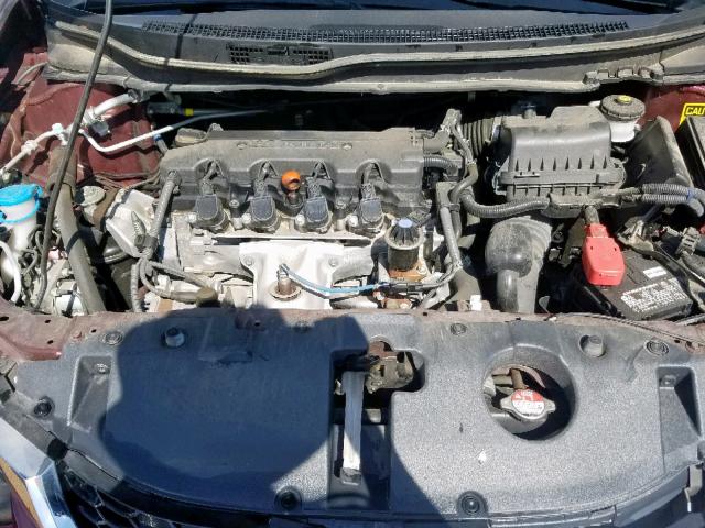 19XFB2F93EE043820 - 2014 HONDA CIVIC EXL 栗色 照片 7