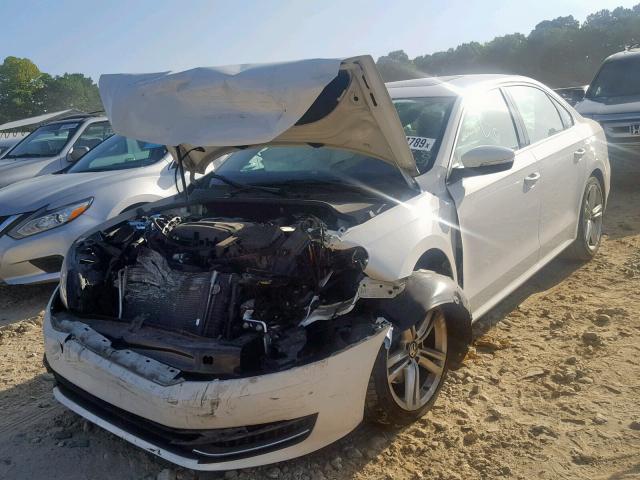 1VWBS7A39EC115087 - 2014 VOLKSWAGEN PASSAT SE WHITE photo 2