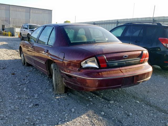 2G1WL52J711239693 - 2001 CHEVROLET LUMINA MAROON photo 3