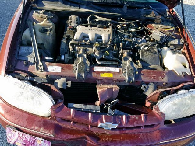 2G1WL52J711239693 - 2001 CHEVROLET LUMINA MAROON photo 7