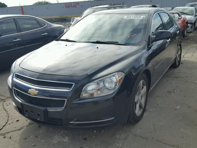 1G1ZC5E02CF351832 - 2012 CHEVROLET MALIBU 1LT BLACK photo 2