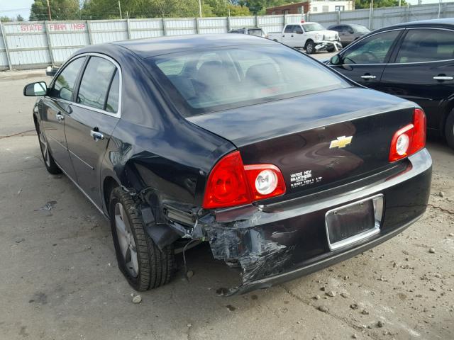1G1ZC5E02CF351832 - 2012 CHEVROLET MALIBU 1LT BLACK photo 3