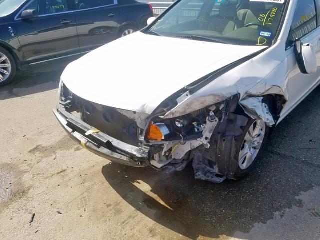 JHMCP26448C063643 - 2008 HONDA ACCORD LXP WHITE photo 9