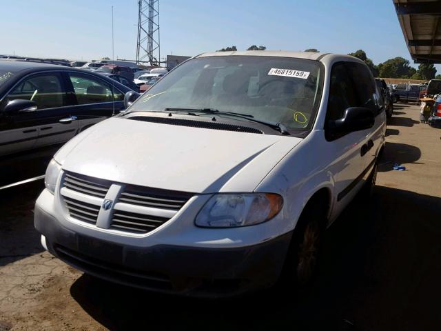 1D4GP25B47B216113 - 2007 DODGE CARAVAN SE WHITE photo 2