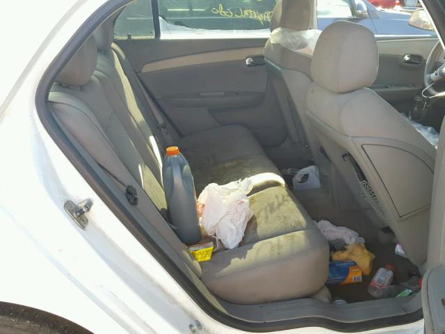 1G1ZG57B29F227619 - 2009 CHEVROLET MALIBU LS თეთრი ფოტო 6