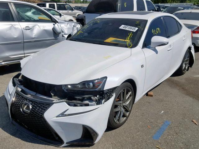 JTHBA1D29H5040081 - 2017 LEXUS IS 200T WHITE photo 2