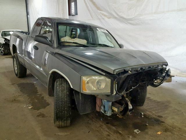 1D7HW42K47S108231 - 2007 DODGE DAKOTA SLT GRAY photo 1