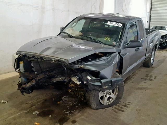 1D7HW42K47S108231 - 2007 DODGE DAKOTA SLT GRAY photo 2