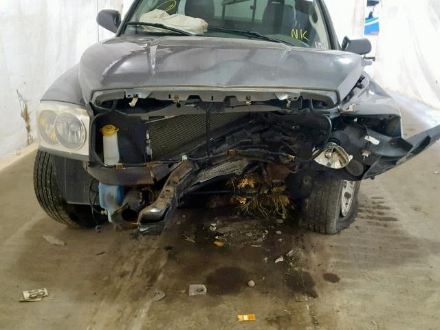 1D7HW42K47S108231 - 2007 DODGE DAKOTA SLT GRAY photo 9