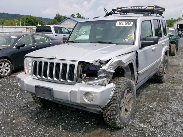 1J8HG58N36C192414 - 2006 JEEP COMMANDER 银色 照片 2