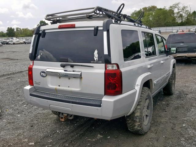 1J8HG58N36C192414 - 2006 JEEP COMMANDER 银色 照片 4