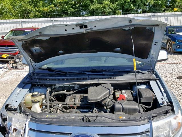 2FMDK49C18BB26244 - 2008 FORD EDGE LIMIT BLUE photo 7