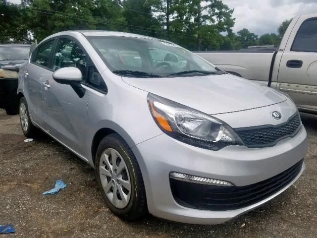 KNADM4A3XH6100375 - 2017 KIA RIO LX SILVER photo 1