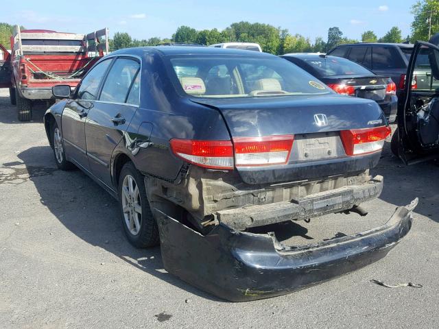 1HGCM66583A036994 - 2003 HONDA ACCORD BLACK photo 3