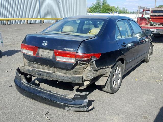 1HGCM66583A036994 - 2003 HONDA ACCORD BLACK photo 4