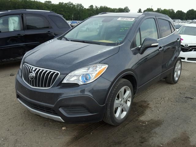 KL4CJASB0GB686600 - 2016 BUICK ENCORE GRAY photo 2