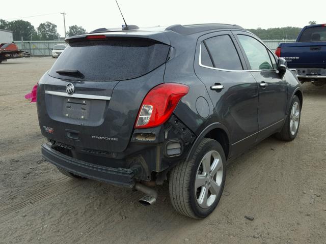 KL4CJASB0GB686600 - 2016 BUICK ENCORE GRAY photo 4