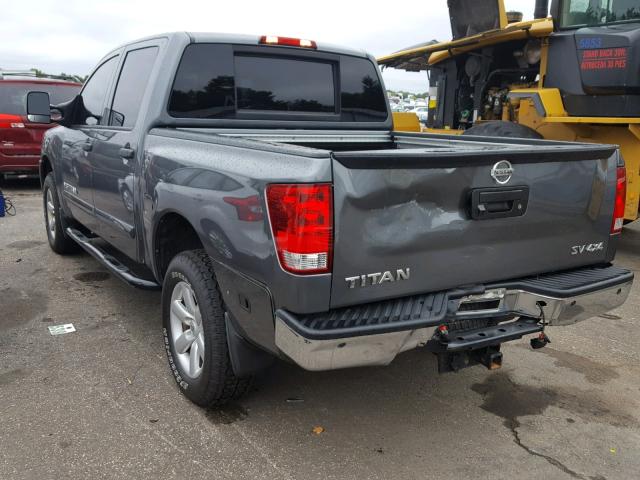 1N6AA0EC2EN509096 - 2014 NISSAN TITAN S GRAY photo 3