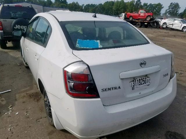 3N1AB61E87L664249 - 2007 NISSAN SENTRA 2.0 WHITE photo 3