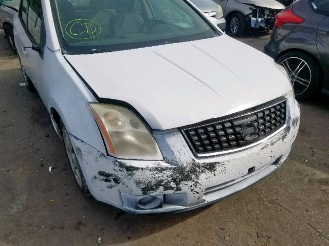 3N1AB61E87L664249 - 2007 NISSAN SENTRA 2.0 WHITE photo 9