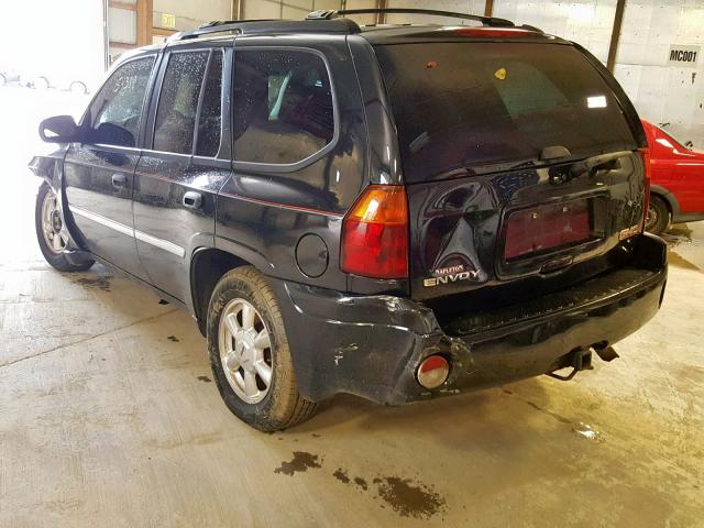 1GKDS13S472208478 - 2007 GMC ENVOY BLACK photo 3