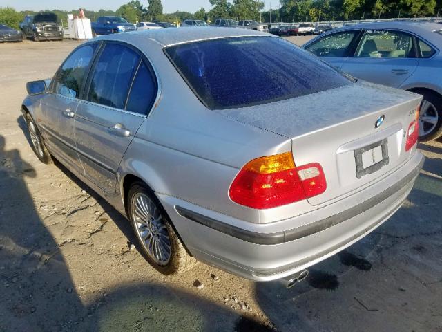 WBAAV53471FJ66481 - 2001 BMW 330 I SILVER photo 3