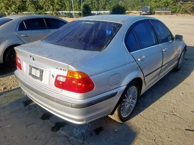 WBAAV53471FJ66481 - 2001 BMW 330 I SILVER photo 4