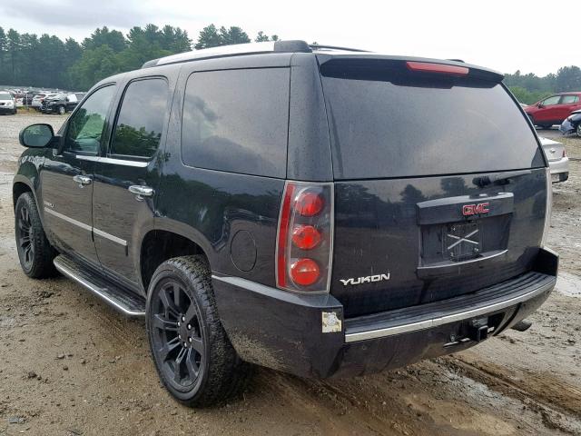 1GKUKGEJ7AR223871 - 2010 GMC YUKON DENA BLACK photo 3