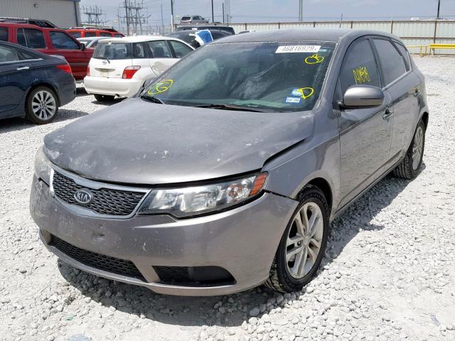 KNAFU5A29B5398808 - 2011 KIA FORTE EX BROWN photo 2