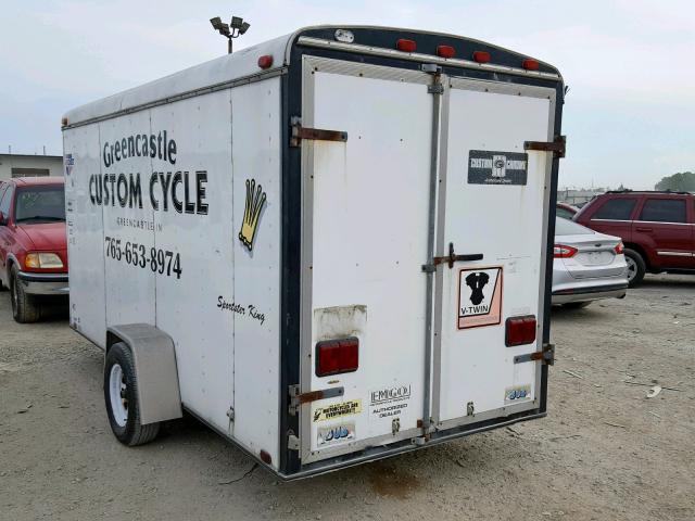 48B500F99T2010773 - 1995 CARGO TRAILER WHITE photo 4