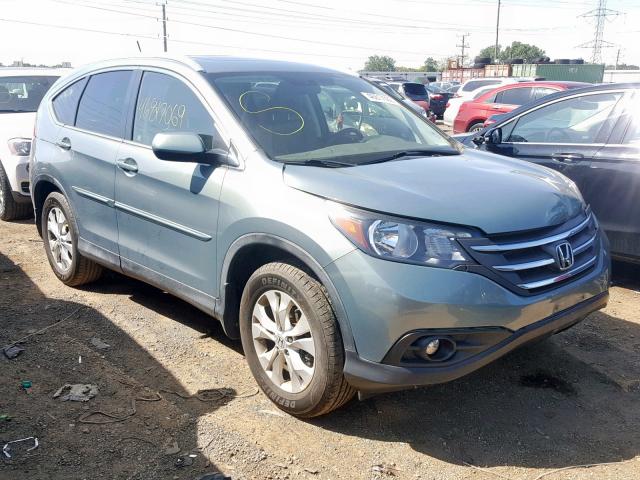 JHLRM4H73CC014730 - 2012 HONDA CR-V EXL GRAY photo 1