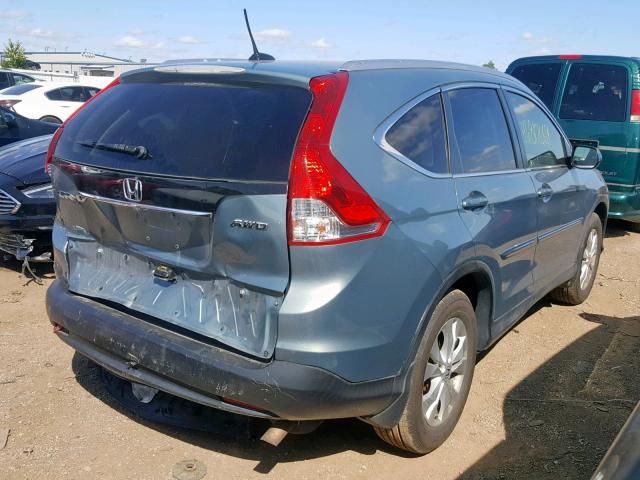 JHLRM4H73CC014730 - 2012 HONDA CR-V EXL GRAY photo 4