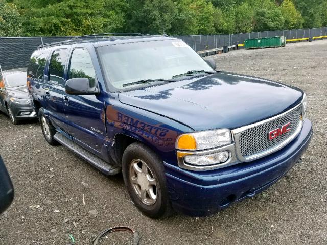 1GKFK66U55J117712 - 2005 GMC YUKON XL D BLUE photo 1