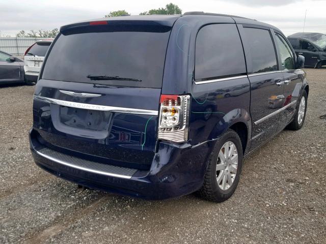 2C4RC1BGXFR514435 - 2015 CHRYSLER TOWN & COU BLUE photo 4