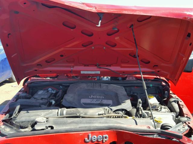 1C4AJWAG4CL239361 - 2012 JEEP WRANGLER S RED photo 7